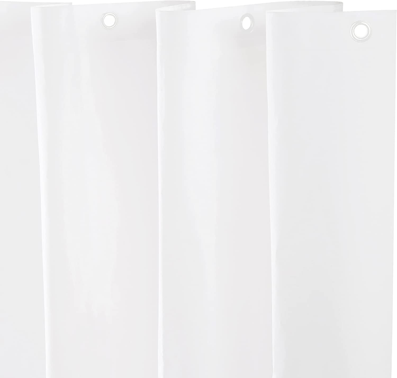KN61430 Lightweight 3 Gauge Waterproof PEVA Shower Curtain Liner with Durable Ey gallery