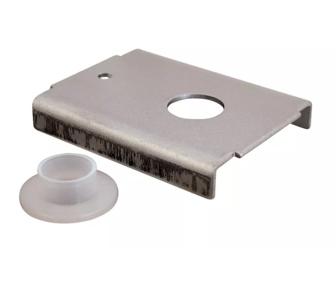 Bi-Fold Door Pivot Repair Bracket, Top Or Bottom Mount for Wood Doors (4 Pack) gallery