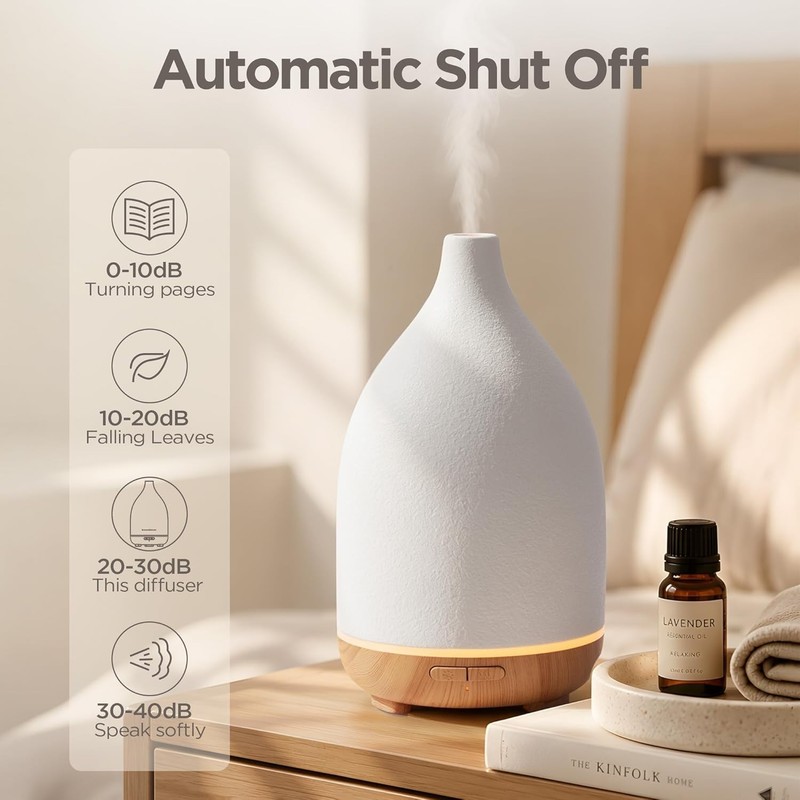 150ML Ceramic Diffuser for Essential Oils Handcrafted Aromatherapy Diffuser Moth gallery