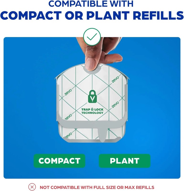 Zevo Compact Flying Insect Trap Kit with Refill Cartridges - Plug-in Indoor Bug gallery