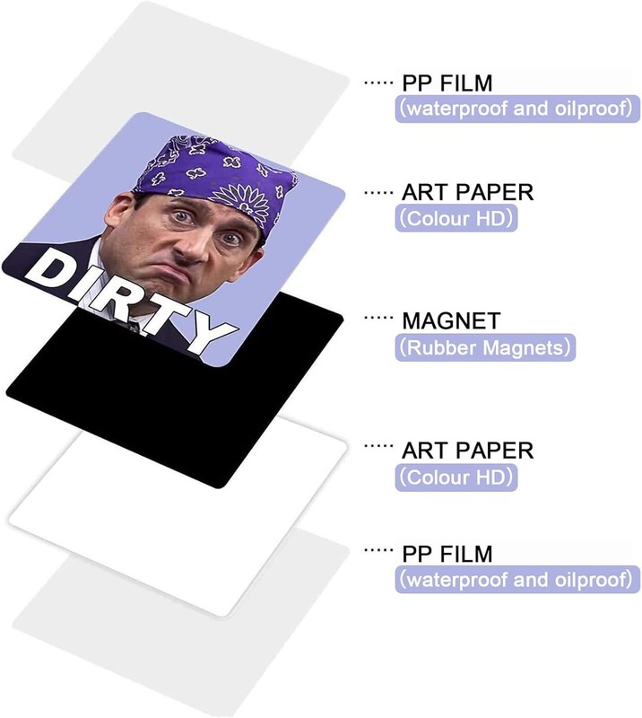 Michael Scott Prison Mike Dishwasher 4 x 4 inches, 1pcs 4 Inch Magnet gallery