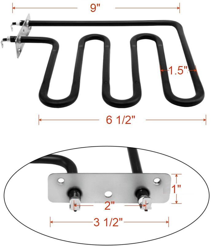 BOB's Heating Element Replacement Kit For Char-Broil FDES30111 Electric Smoker S gallery