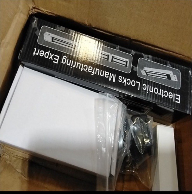 Access Control Outswinging 600lb Electromagnetic Door Lock Kit System gallery