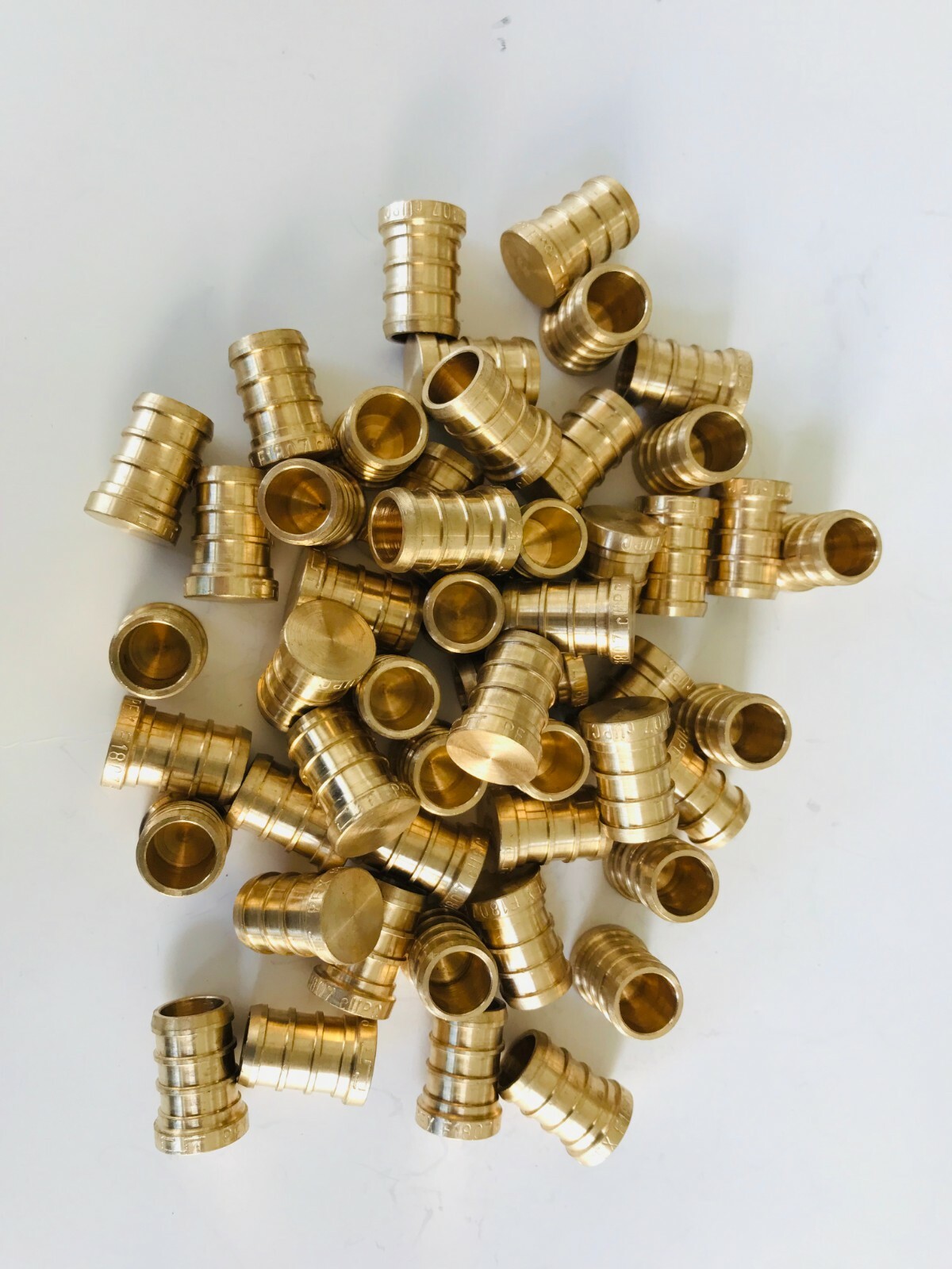 25 PCS 3/4" PEX PLUG (END CAP) - BRASS CRIMP FITTINGS (LEAD-FREE) gallery