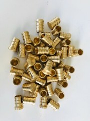 25 PCS 3/4″ PEX PLUG (END CAP) – BRASS CRIMP FITTINGS (LEAD-FREE)