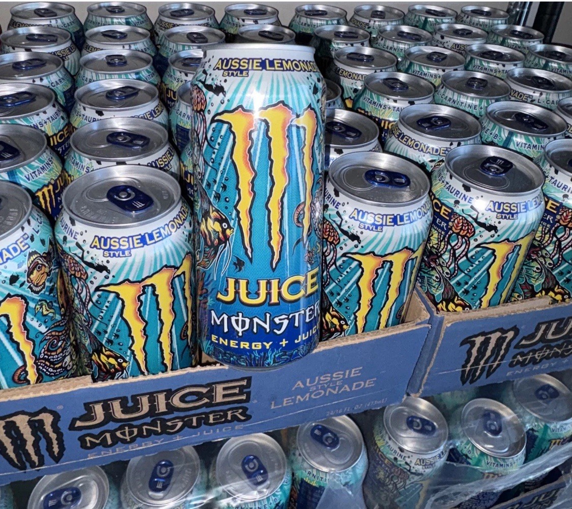 Monster Energy + Juice Aussie Style Lemonade 16 Fl Oz Cans Case (24 Pack) gallery