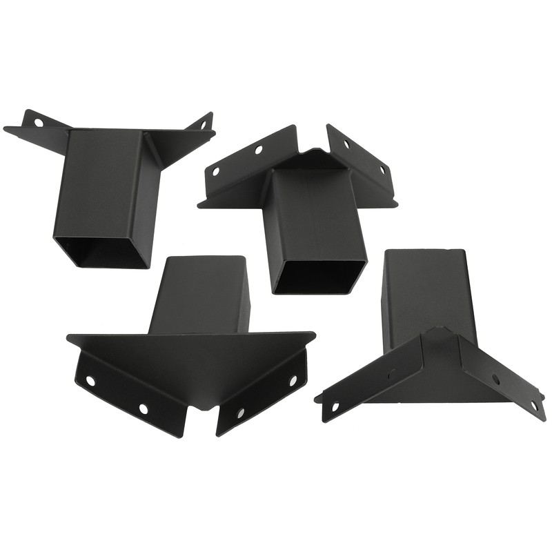 Powder coated 4PCS Compound Angle Heavy Duty Deer Elevator Brackets Tree Stand gallery