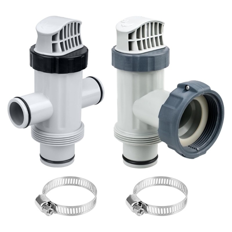 Pool Pump Plunger Valved Set Adjustable Hose Adapter For 26301T 26323CA 26331CA gallery