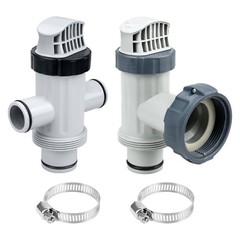 Pool Pump Plunger Valved Set Adjustable Hose Adapter For 26301T 26323CA 26331CA
