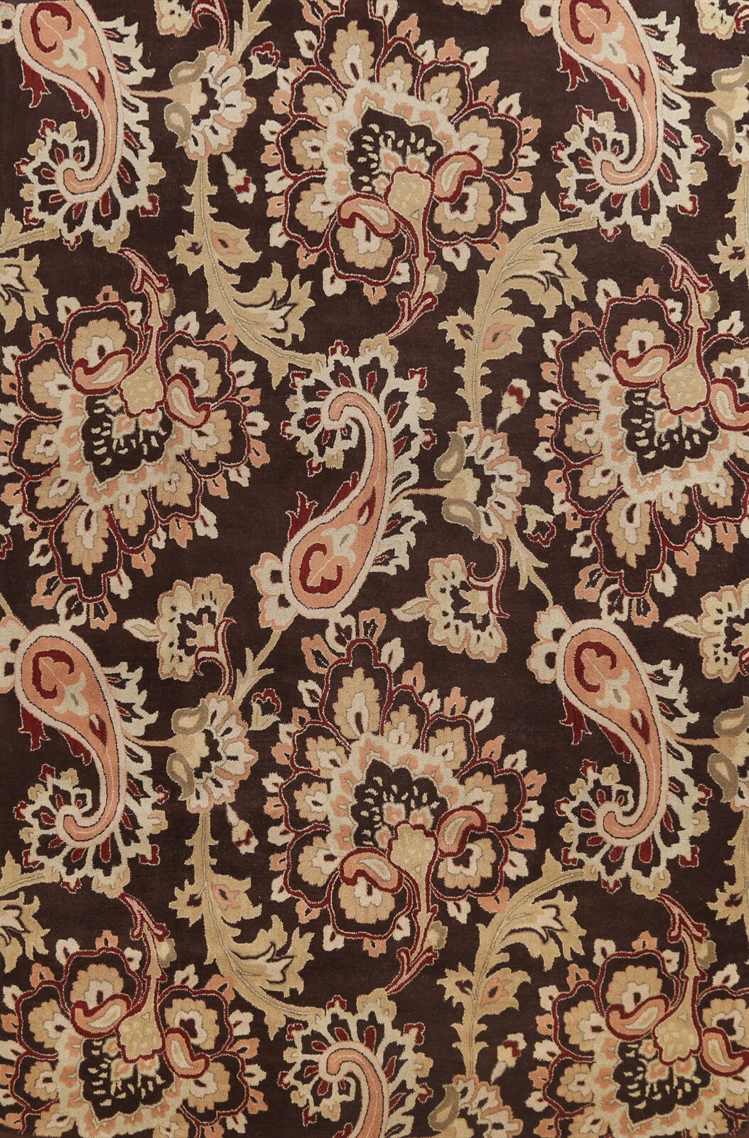 Transitional Floral Indian Oriental Area Rug Hand-tufted Wool Large Carpet 10x13 gallery