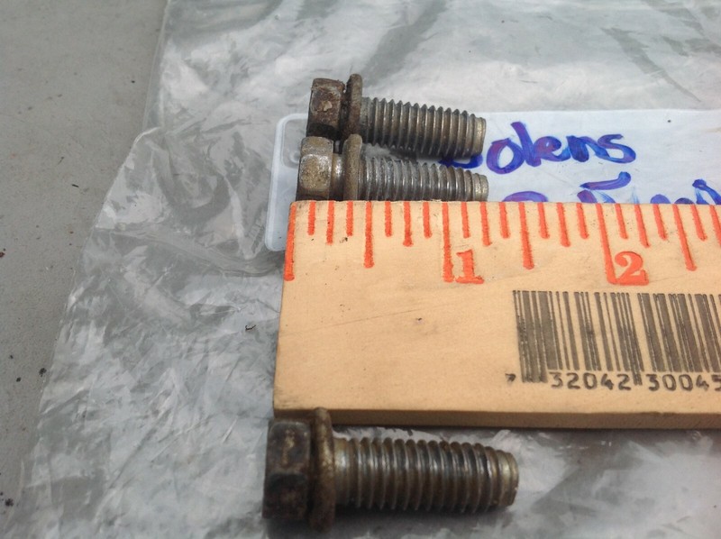 Bolens 21" Mower FRAME2ENGINE Mounting Bolts, Mwr MDL 11A-414A065 5.5HP Briggs gallery