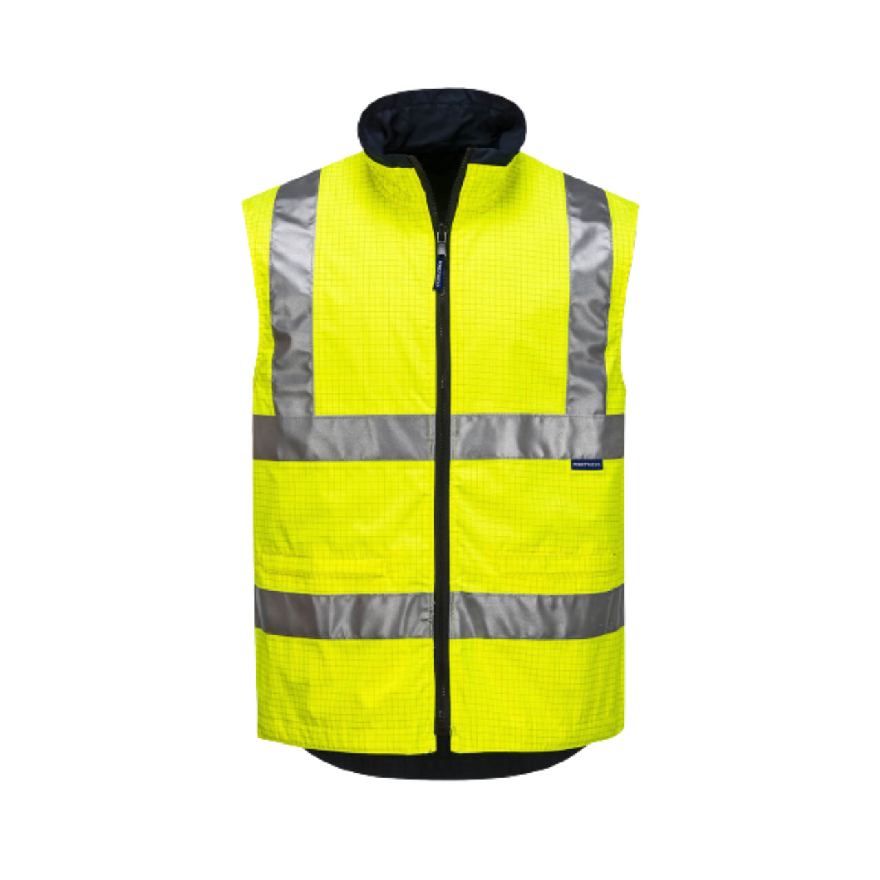 Portwest Antistatic Reversible Vest Reflective Taped Safety Work MA230 gallery
