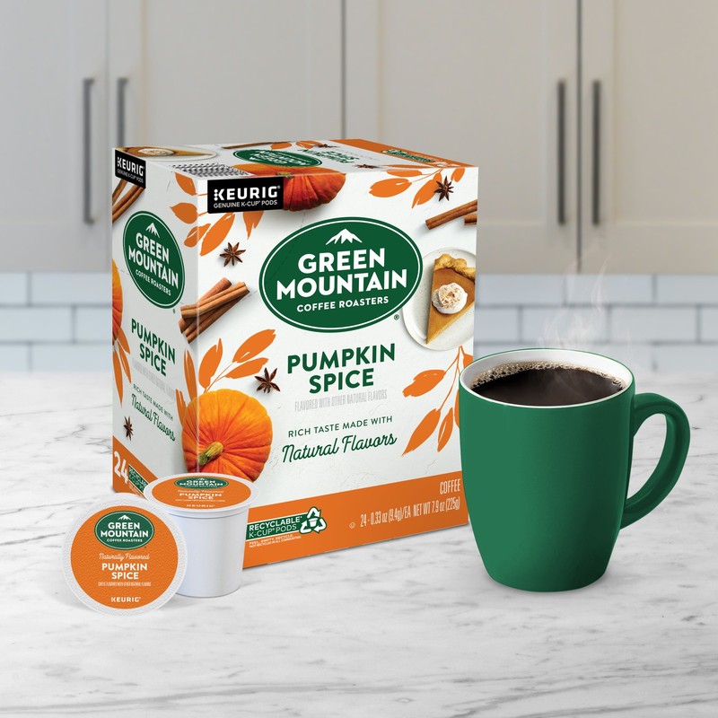 Green Mountain Coffee Roasters Pumpkin Spice Coffee, K-Cups, Light Roast, 24 gallery