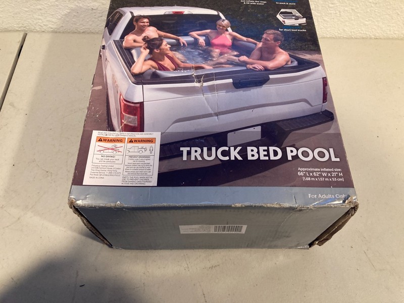 Summer Waves Inflatable Truck Bed Pool 66"x62"x21" gallery