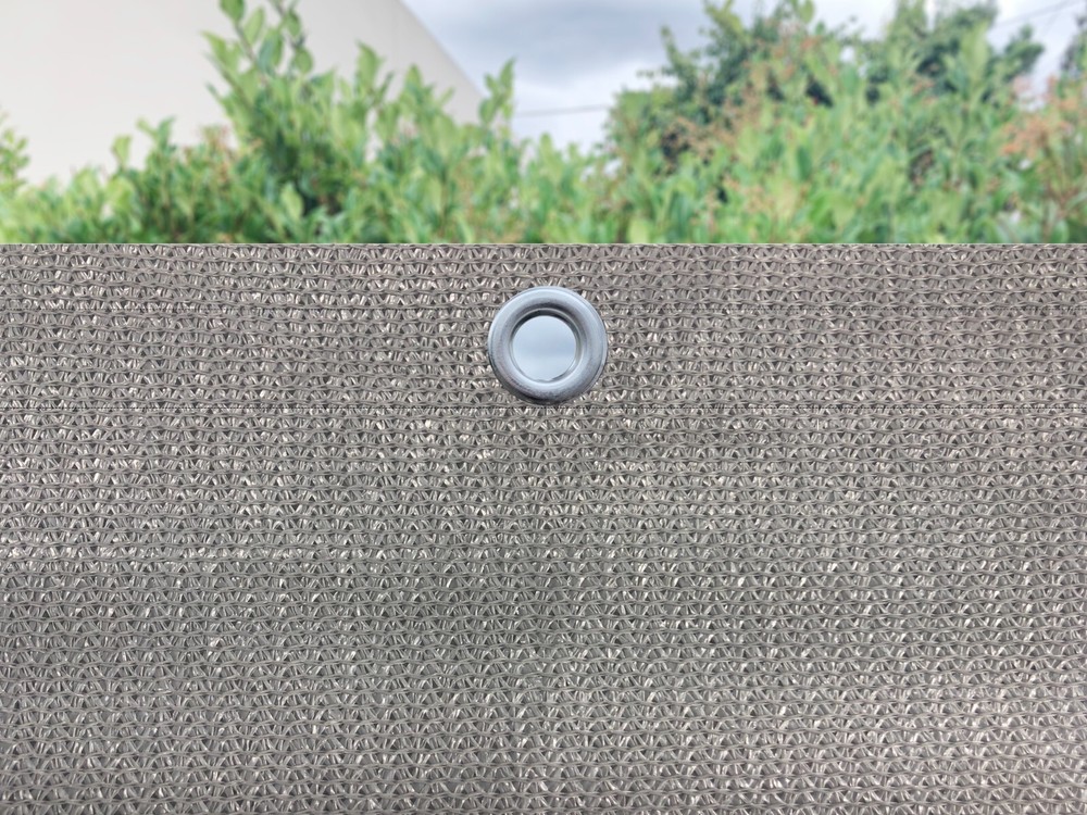 Custom Gate Barrier Privacy Screen Panel Mesh 90% UV Block w/ Grommets / 12''