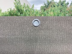 Custom Gate Barrier Privacy Screen Panel Mesh 90% UV Block w/ Grommets / 12”