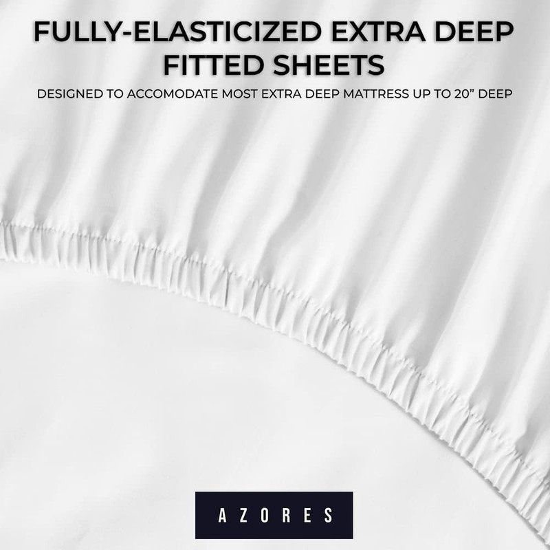 Ultra Soft Extra Deep Pocket Queen Flannel Sheets - OEKO-TEX Certified Comfort gallery