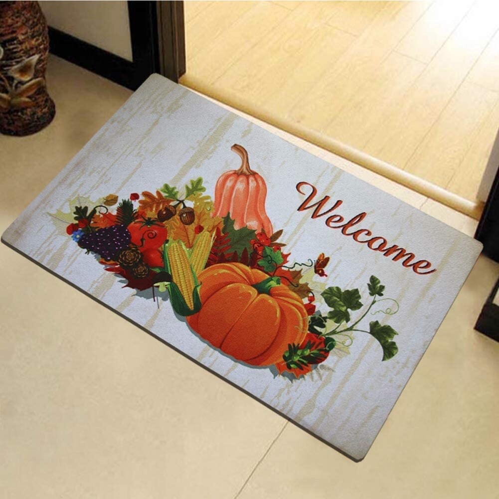 Fall Doormat Non Slip Front Door Mat, Easy to Clean Low Profile Mat for Entry Pa gallery