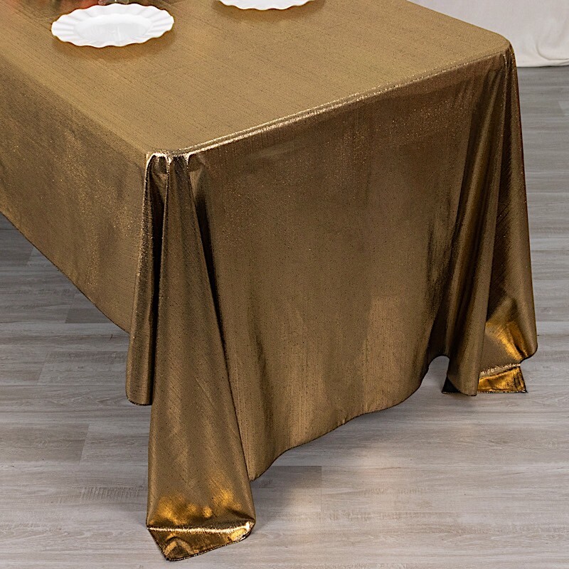 60x126 in Sequin Dots Polyester Rectangle TABLECLOTH Party Events Decorations gallery