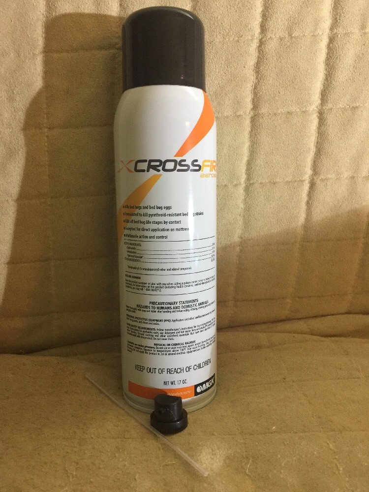CrossFire Aerosol Bed Bug Spray Indoor Home Bedbugs 17oz Can gallery