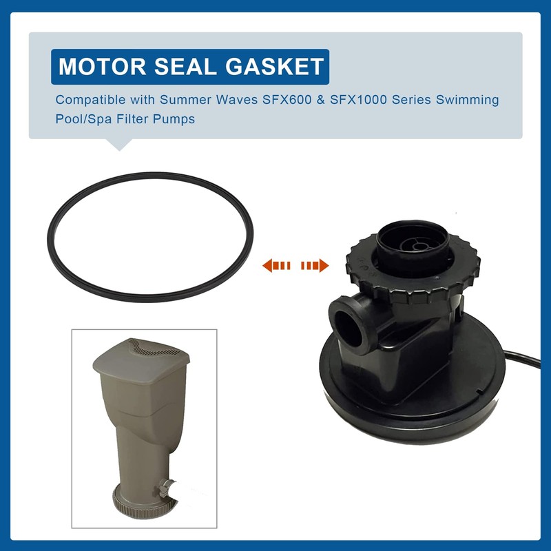 Motor Seal Gasket P58147800 Replacement for Summer Waves SFX600 & SFX1000 Ser... gallery