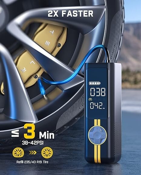 Fanttik X8 APEX EV Tire Inflator Portable Air Pump, 2X Faster Inflation, 150PSI gallery