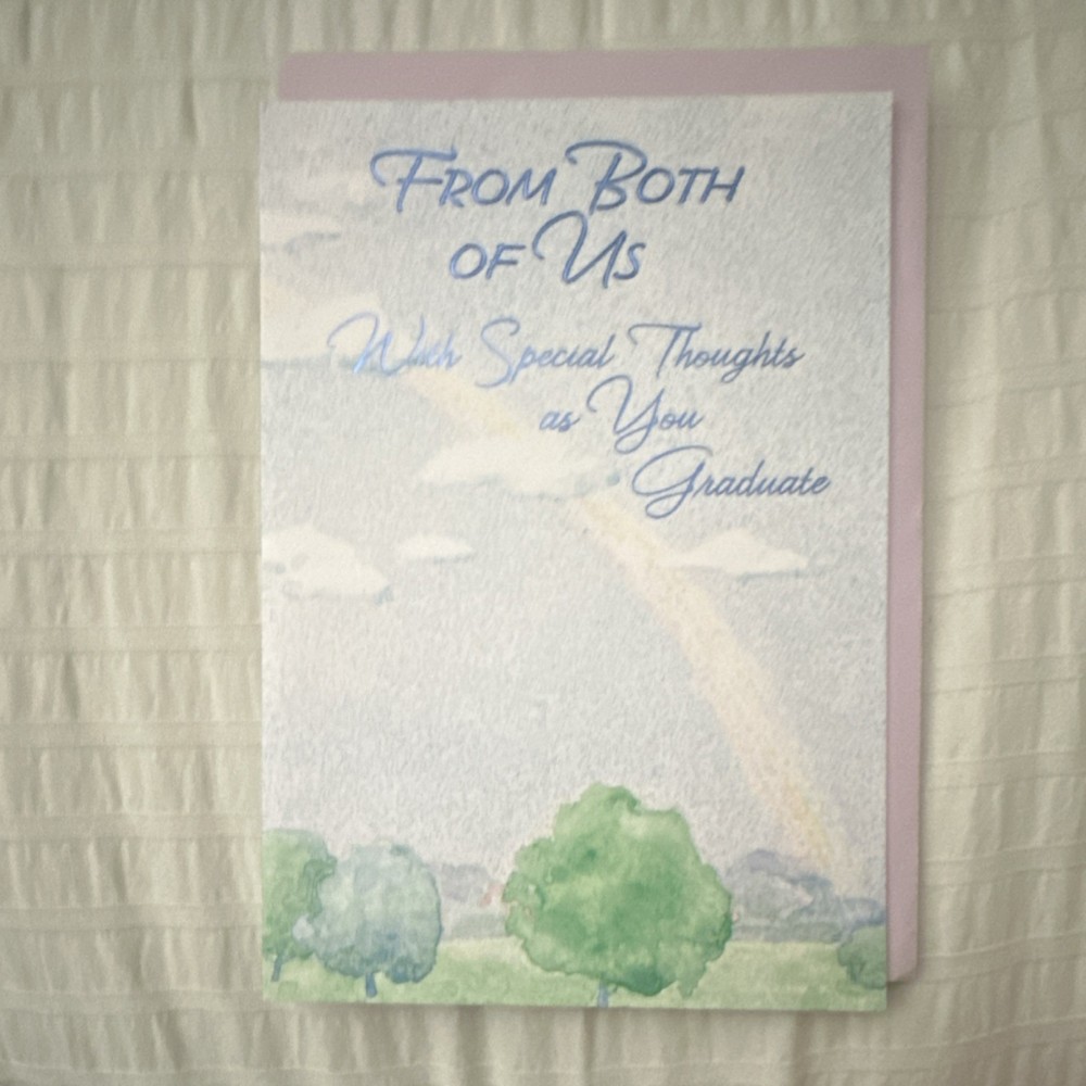 Hallmark Graduation Greeting Card Multicolor Folded Including Envelope