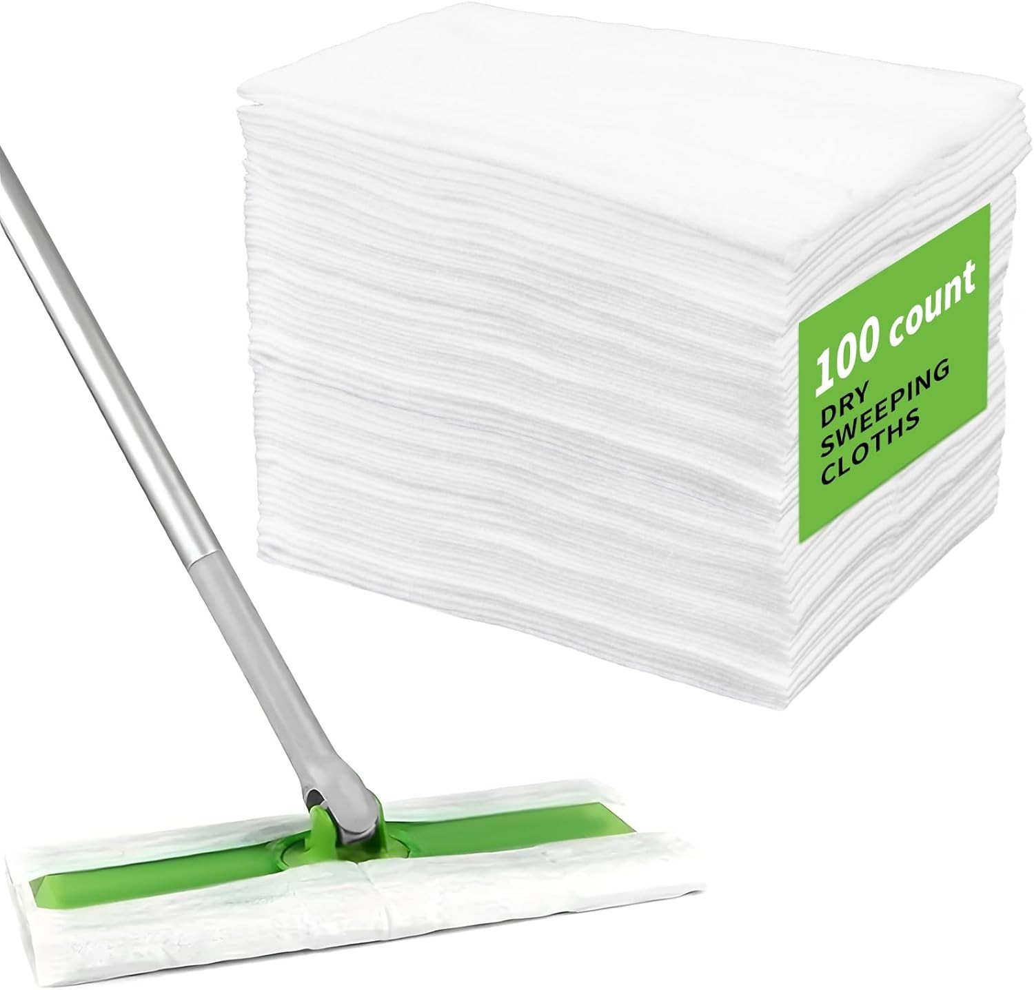 Dry Sweeping Cloths Disposable Mop Pads Refills Compatible with Swiffer gallery