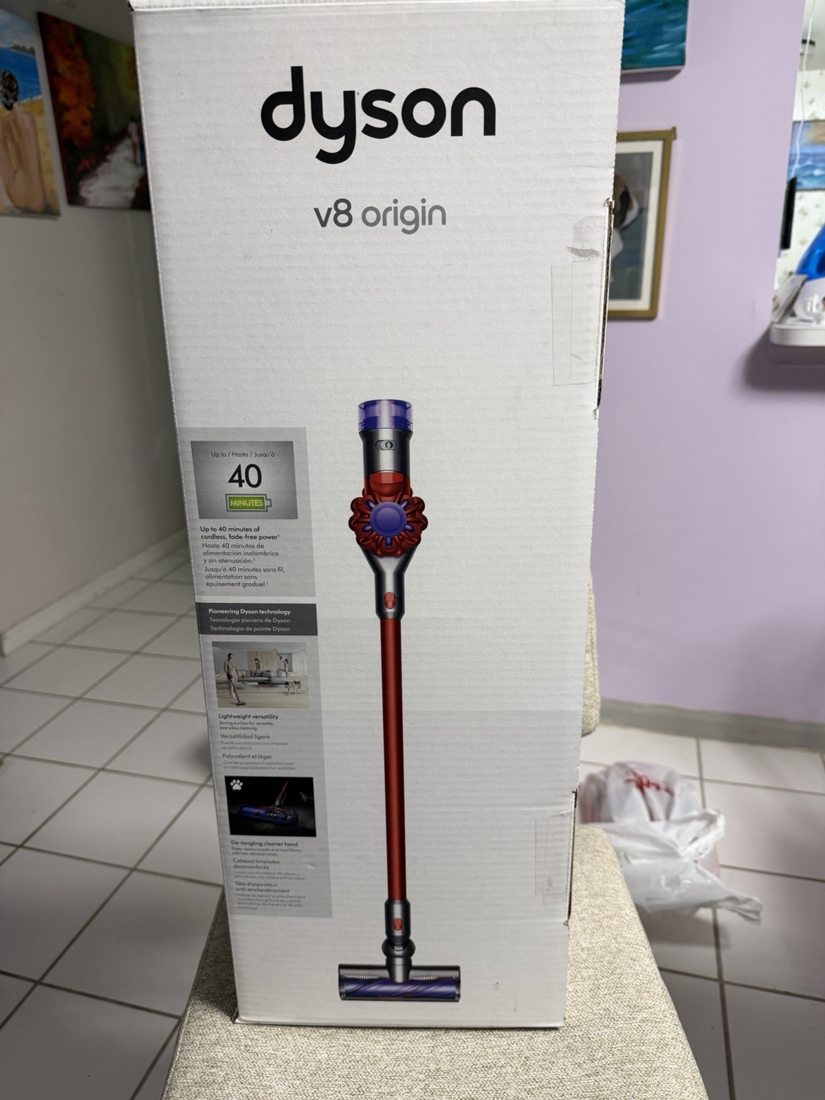 Dyson V8 Origin Cordless Vacuum Cleaner Brand New In The Box Sealed gallery