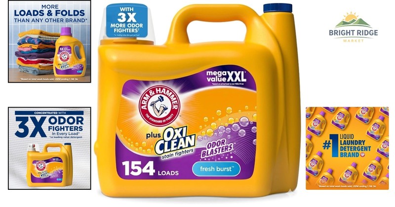 High Efficiency Liquid Detergent with Triple Action for Stain and Odor Control gallery