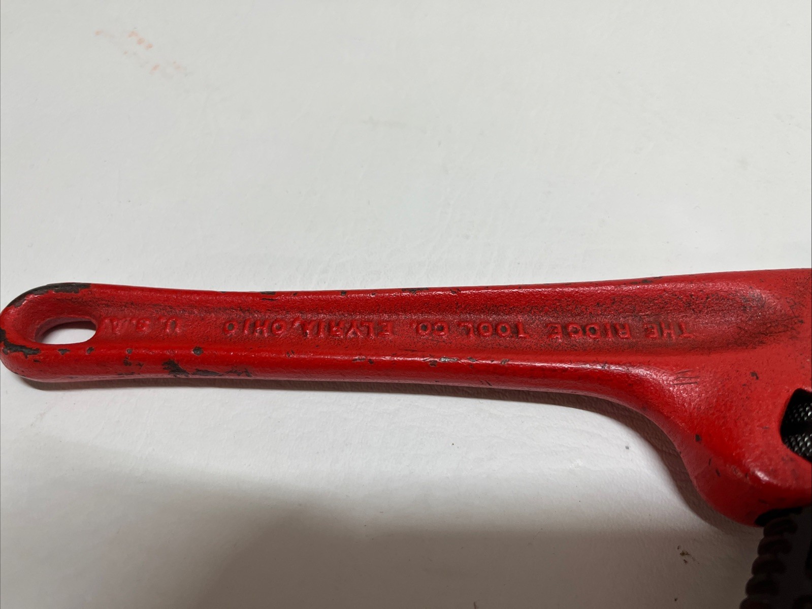 RIDGID Model E-110 9.5" Offset Hex Pipe Wrench: Made in USA gallery