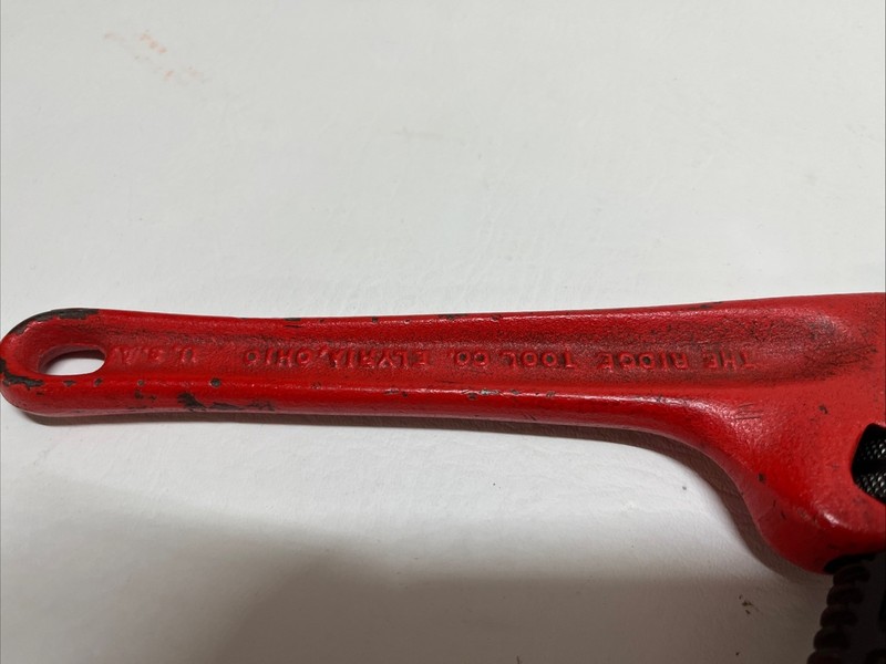 RIDGID Model E-110 9.5" Offset Hex Pipe Wrench: Made in USA gallery