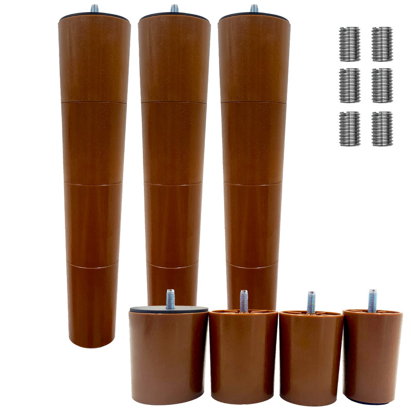 12 Inch 4 Pcs Adjustable Bed Base Frame Legs Sofa Furniture Foot M8 M10 Thread gallery