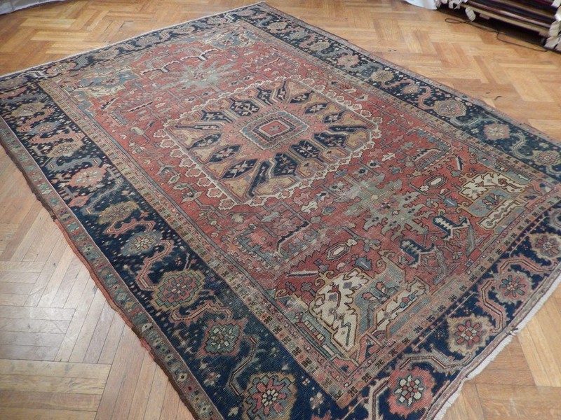 8.9 x 11.8 Perrsian Seerapi Bakhshayesh Rug 1930's #PIX-22352 gallery