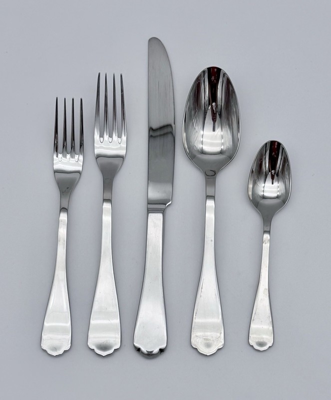 63 Pc- Villeroy & Boch MEDINA Flatware 18/10 Stainless Steel 12 Place Settings + gallery