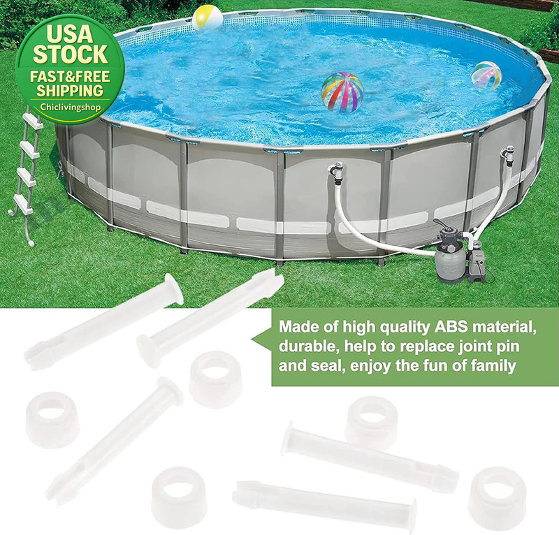 36 Pcs Plastic Pool Joint Pins Seals Compatible Intex 13-24 FT Metal Frame gallery
