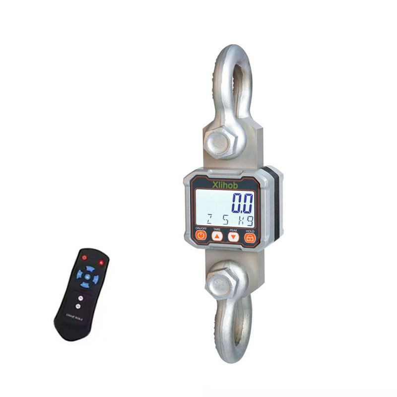 5T/11000Lbs Tension Dynamometer Digital Crane Scale for Measure Cable/Rope Tensi gallery