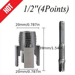 Integrated Internal & External Pipe Threading-Tool, PVC Pipe Threader Kit USA