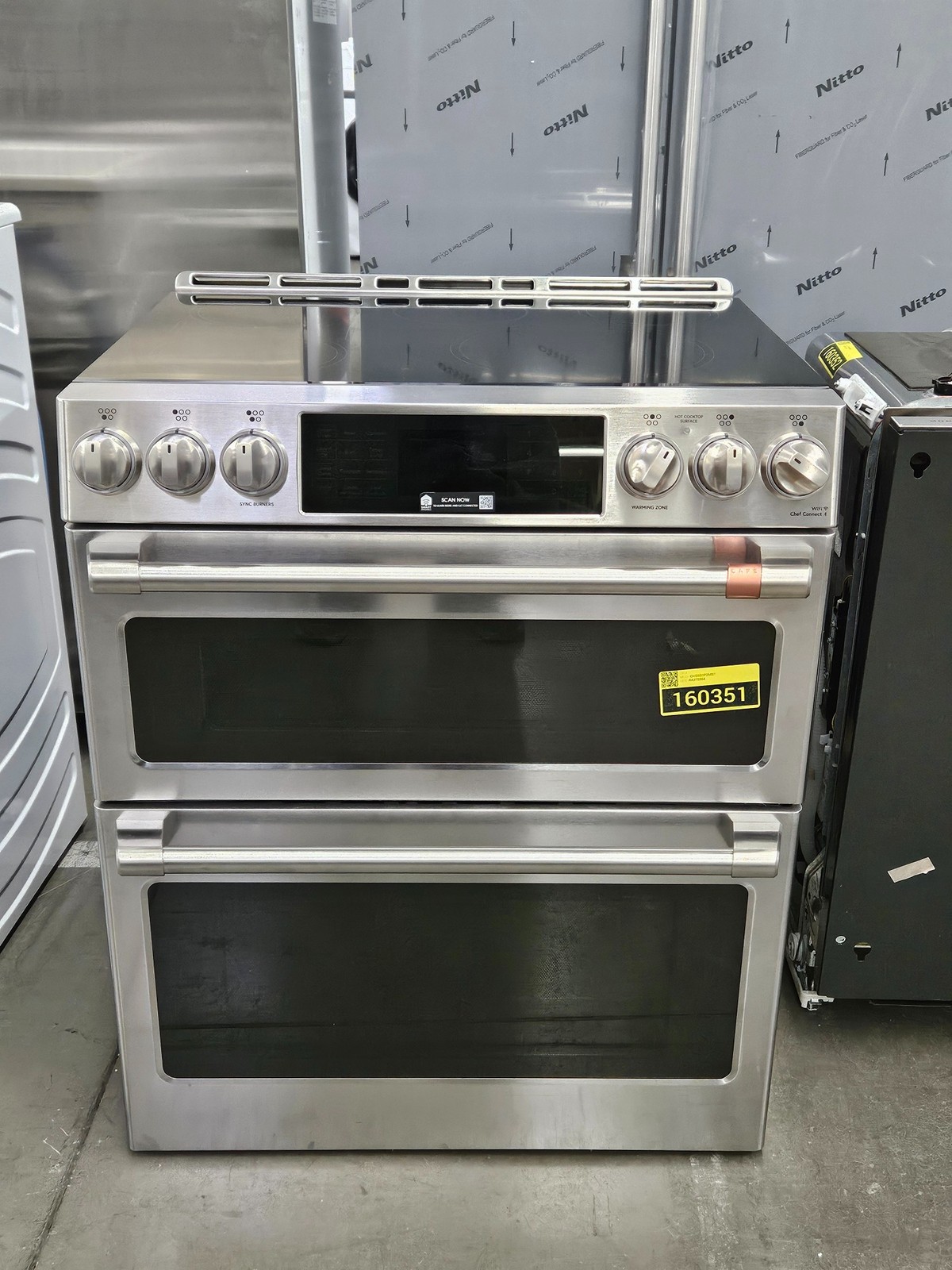 GE Cafe CHS950P2MS1 30" Stainless Double Oven Induction Range NOB #160351 gallery