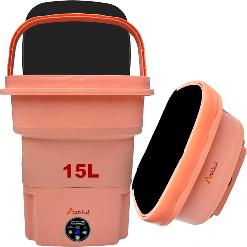 15L Foldable Portable Mini Washer, Small washing Machine for Small clothes gallery