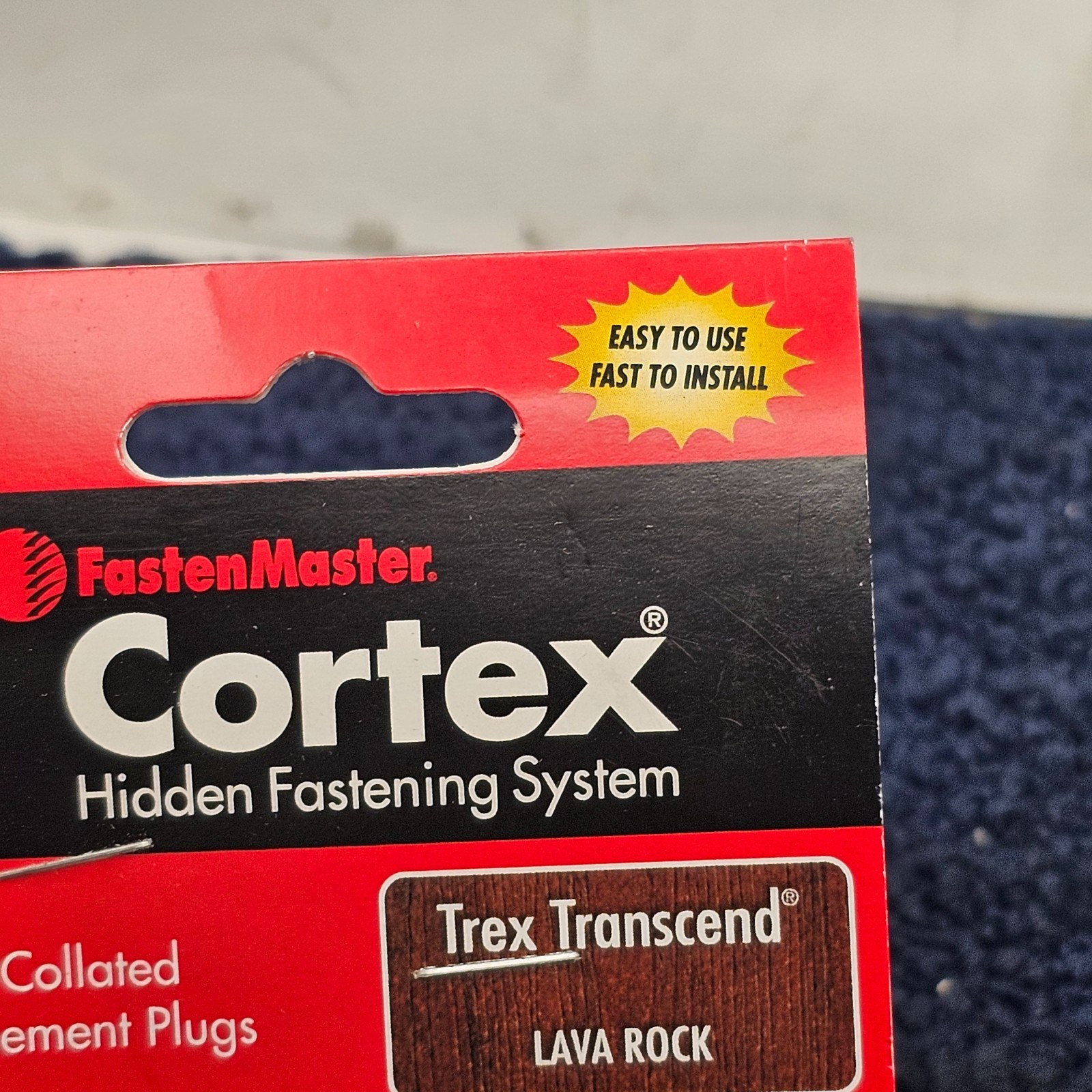 (QTY 80) FastenMaster FMCTX-40TSLR: Cortex Hidden Fastening System Lava Rock gallery