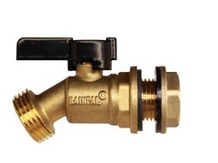 RBS005-R Bucket/Container/Rain Barrel Brass Spigot/Ball Valve LF RAINPAL