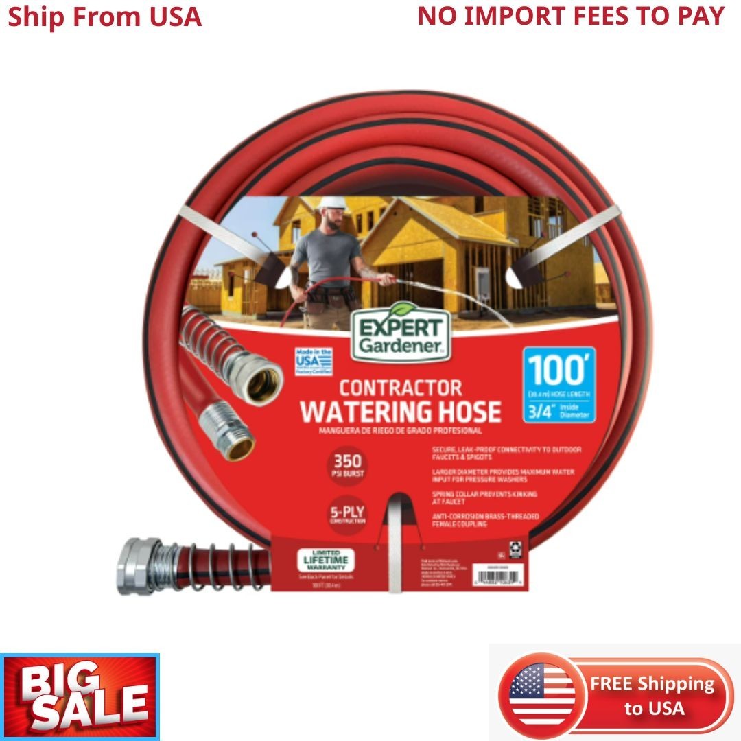 Expert Gardener Contractor Grade 3/4-Inch x 100-Foot Garden Hose New gallery