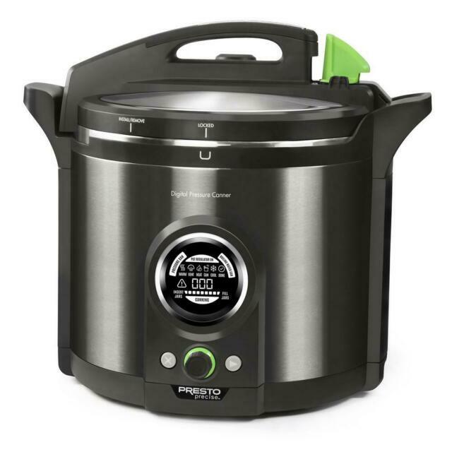 IN BOX Presto Precise 02144 12Qt Digital Pressure Canner Black G2U gallery