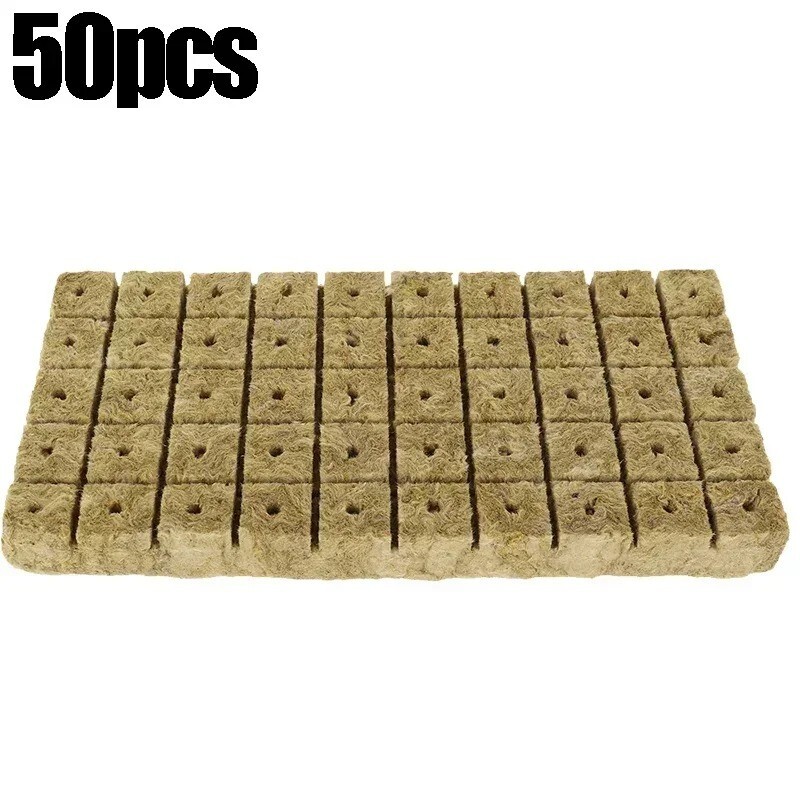 Seedling Grow Plug Sponge Block Starter Rock Wool Planting Grow Cubes Hydroponic gallery
