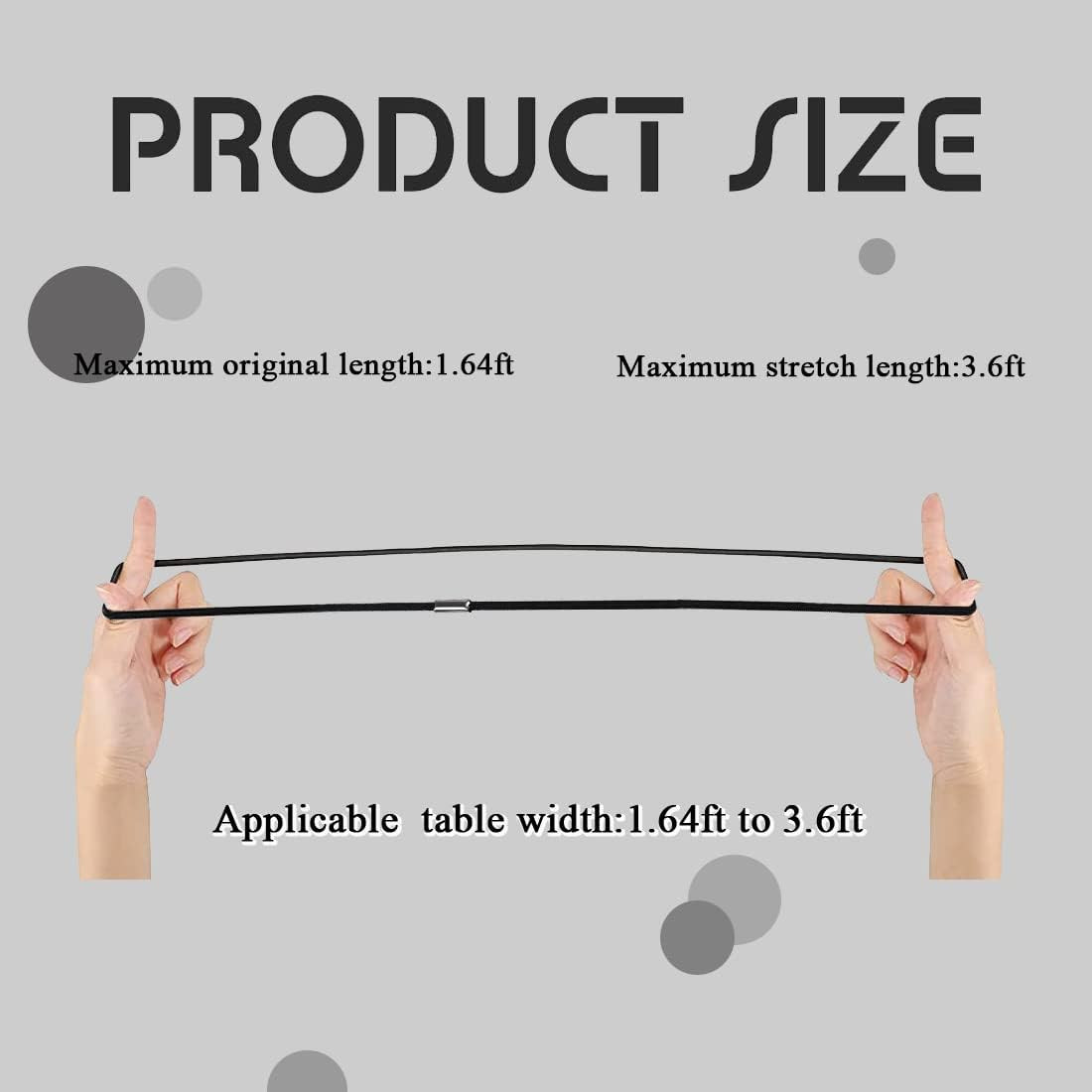 20Pcs Bungee Grips Elastic Bands Tablecloth Strap Band Table Bungees to Hold Dow gallery