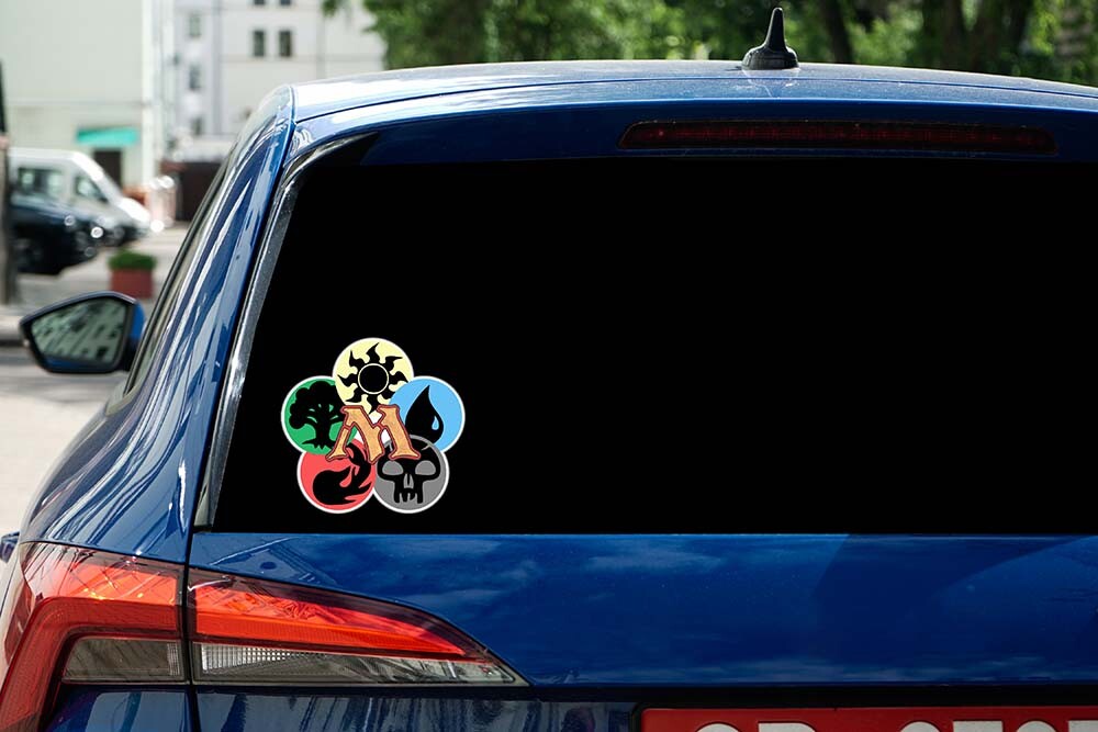 Magic the Gathering Mana Symbols Vinyl Decal Sticker for Car Laptop Water Bottle gallery