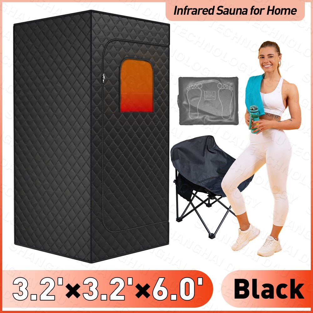 Portable Infrared Sauna Room Indoor Saunas Spa for 1 Person Relax & Detox Sauna gallery