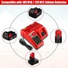 Fast Charger M12-18FC For Milwaukee 48-59-1812 18V 12V Dual Voltage Battery gallery
