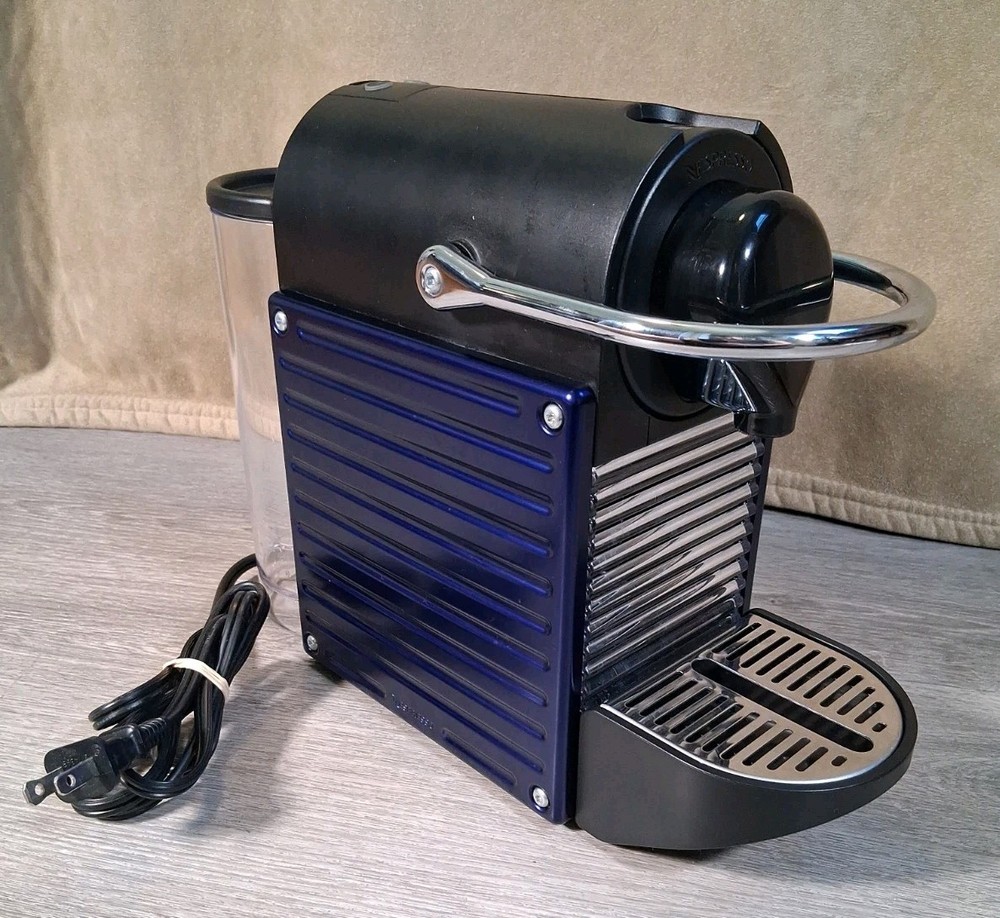 Nespresso Pixie Type C60 Espresso Coffee Capsule Pod Machine Maker - Indigo Blue